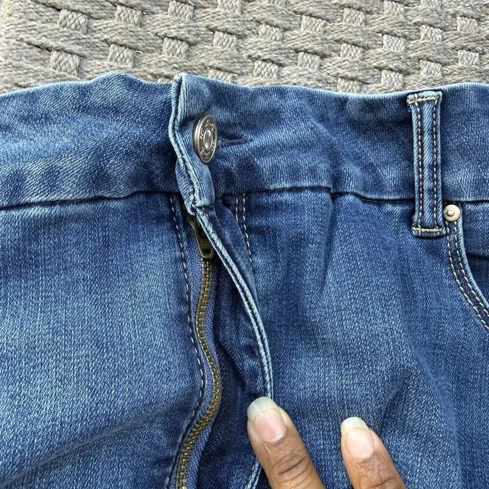 Buffalo Jeans Women's Wide Leg Belted Jean Size 18 Medium Wash NWT - Picture 10 of 14